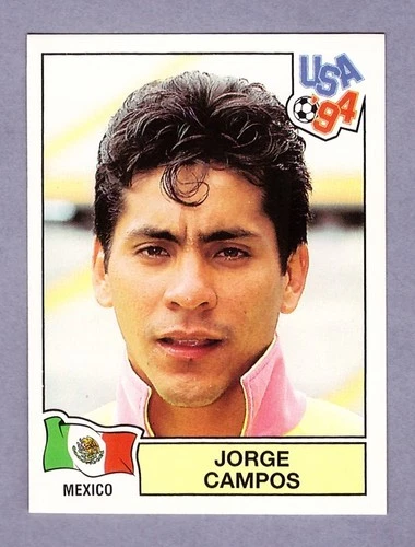JORGE CAMPOS Figurine Panini WC USA 94 Nuova. Sticker NEW! #359