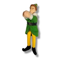 Buddy The Elf Movie Will Ferrell 6in Plush Mini Doll Clip On Christmas Ornament