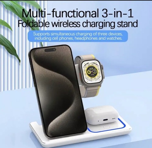 Station de Charge magnétique 5-en-1 sans fil pour iPhone,Apple Watch,AirPods - Zdjęcie 2 z 8