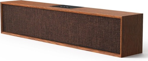 Retro Computer Lautsprecher - Soundbar aus Holz mit Bluetooth 5.3 & USB-Konnektivität