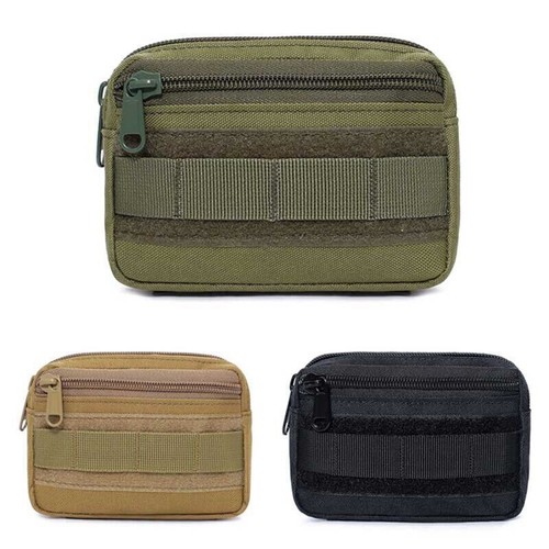 Men's Molle Tactical Military Pouch Belt Waist Pack Outdoor Sports Storage Bags - Picture 10 of 15