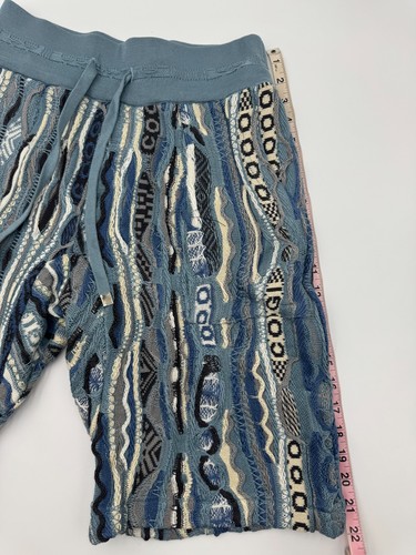 Coogi Pacific Blue Knit Shorts - Picture 4 of 7