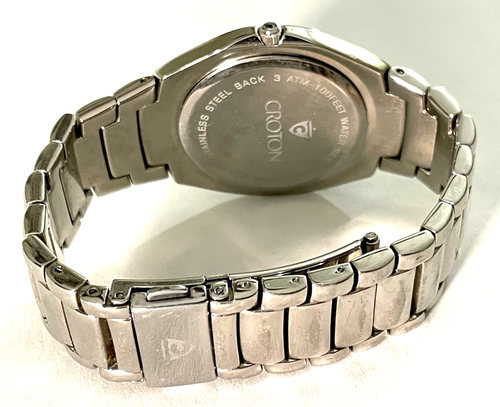 Croton Lord Harris watch 3ATM 100 feet, New Battery, Working - Wrist 6 7/8". - Picture 3 of 6