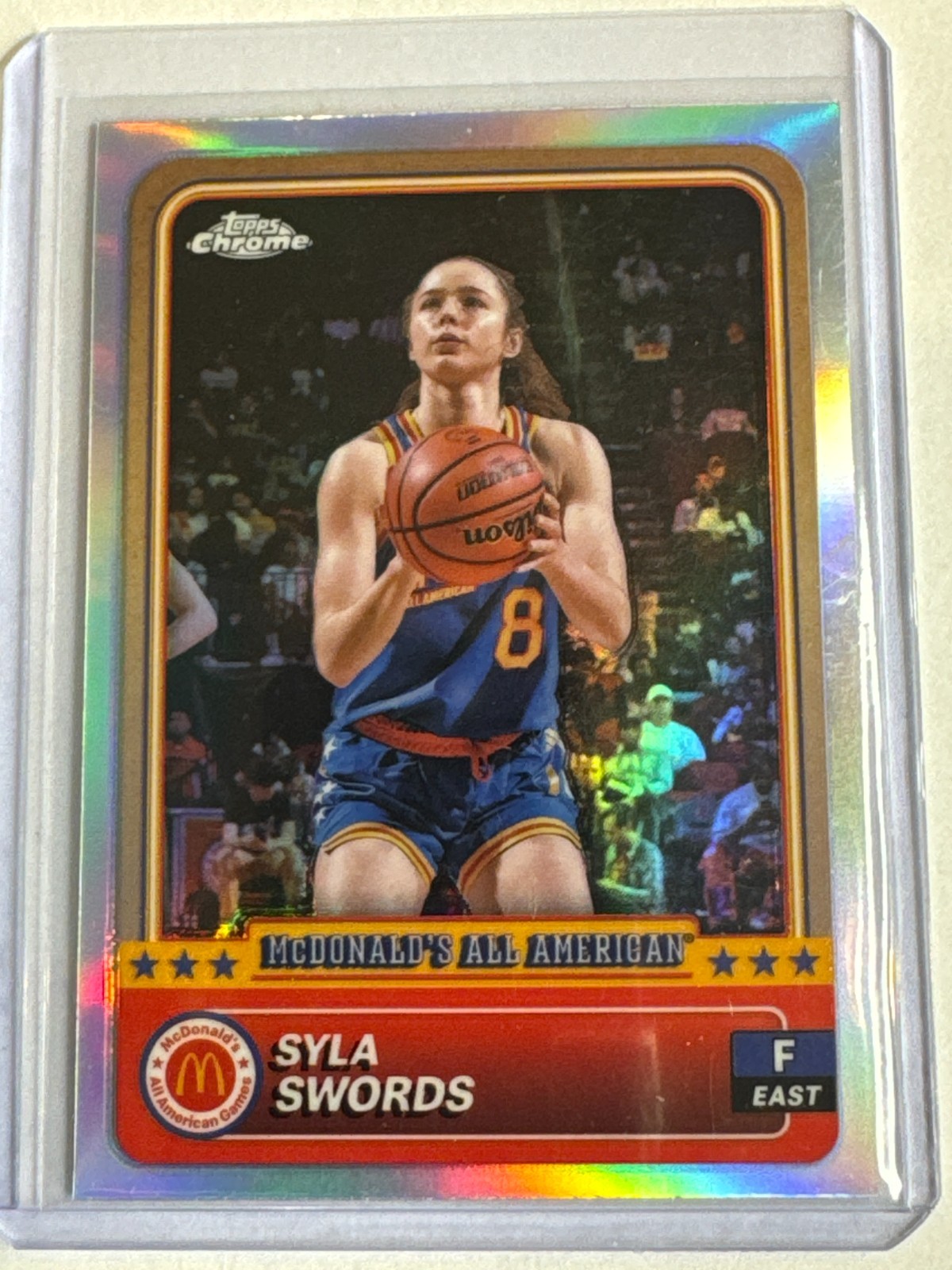 Syla Swords  2024 Topps Chrome McDonalds All American #11 Refractor