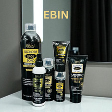 Ebin Wonder Lace Bond Set &ndash; Adhesive Spray, Remover, Gel & Glue | Various Sizes