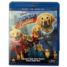 Disney Super Buddies 2013 Blu-Ray Movie with Blu-Ray DVD Family Movie Dogs