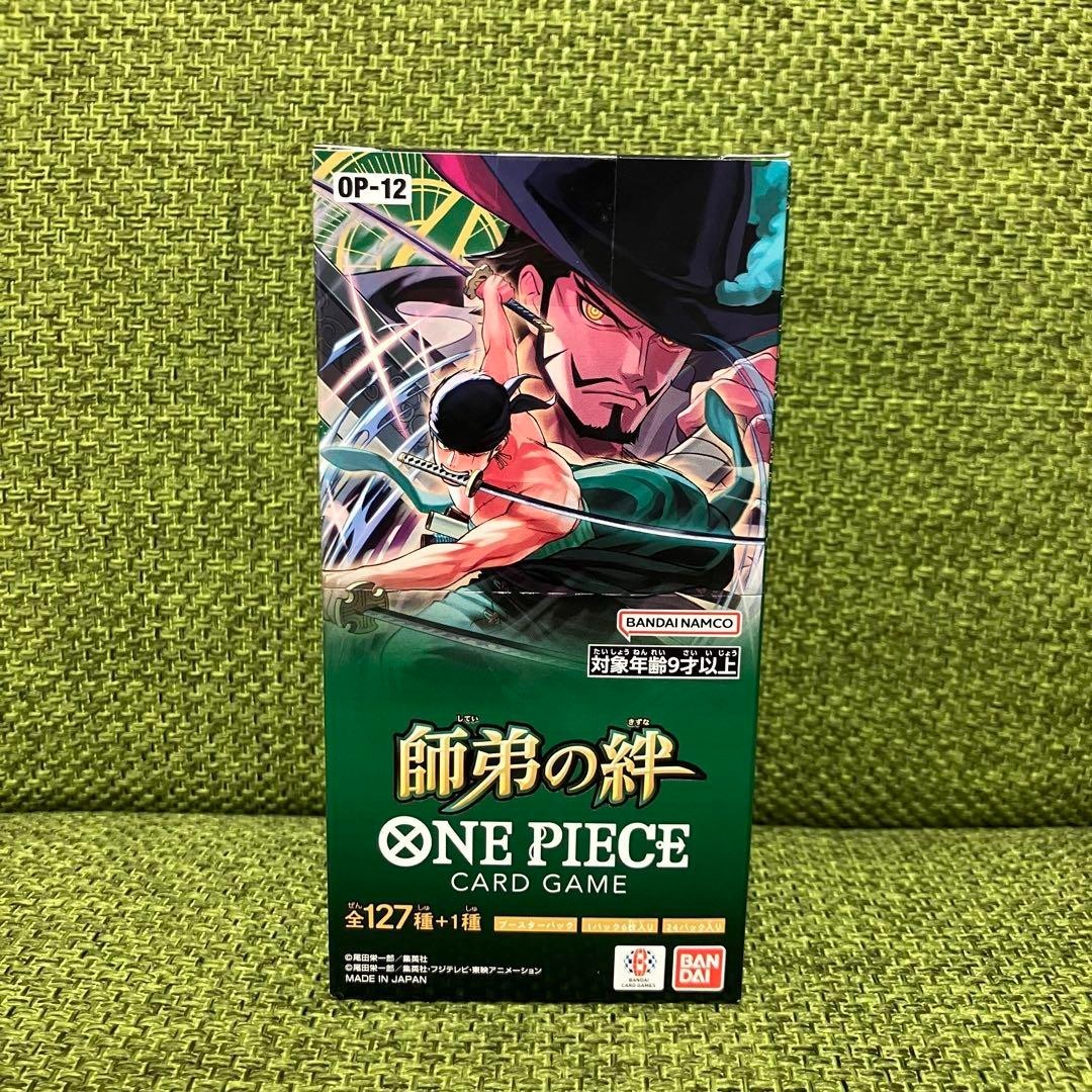 ONE PIECE カードゲーム OP-12 5ボックステープ付き ONE PIECE ワンピースカード PIECEカードゲーム 師弟の絆 OP-12