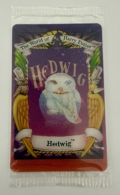 Harry Potter Schokoladenfrosch Karte 2001 M&S ''Hedwig'' - Neu und versiegelt - selten