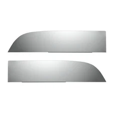 United Pacific 29057 Window Trim   Stainless, 8" Chopped, For Kenworth