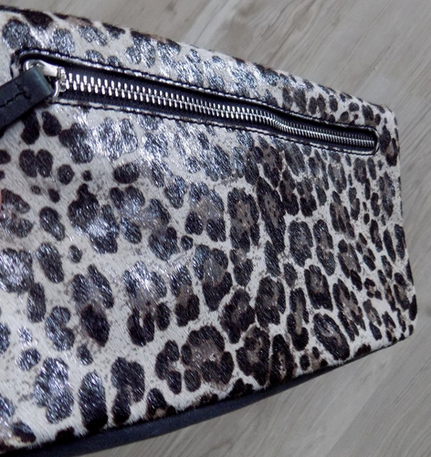 CLIO GOLDBRENNER Crossbody Leder Tasche Clutch abnehmbarer Henkel ZipTop - Bild 13 von 13