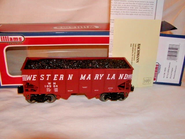 Williams Bachmann 48203 Western Maryland Outside Braced Hopper Car O 027 Sealed - Image 2 of 4