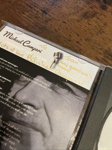 Michael Compari Swinging On Astra Cd Album , Signed - Picture 4 of 4