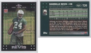 2007 Topps Chrome X-Fractor Darrelle Revis #TC249 Rookie RC HOF