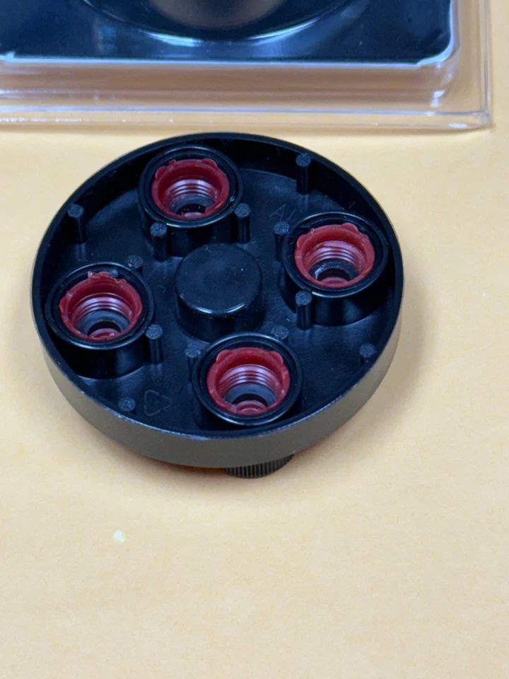 Mercedes-Benz подлинный AFFALTERBACH AMG шины клапана штока колпачок комплект черный OE новый - Изображение 2 из 4