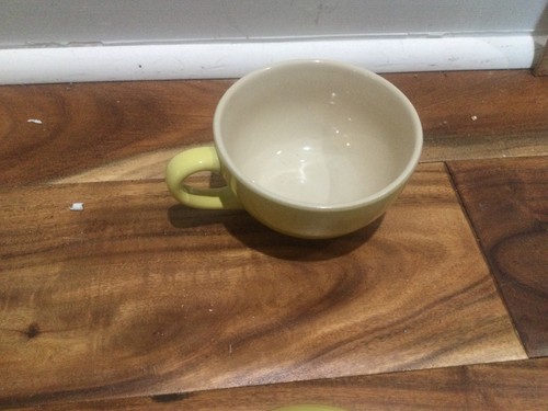 Le Creuset Soleil Yellow Ombré Tea For One Mini Keramik Teekanne und Becher NEU - Bild 3 von 8