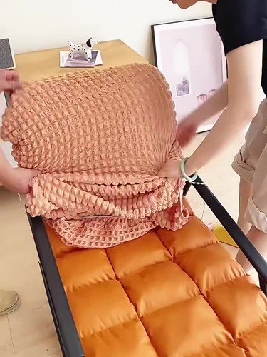 Stretch Rocking Chair Cover Elastic Balcony Lazy Lounge Chair Slipcover - Video 1 von 1
