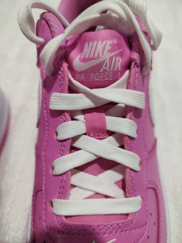 Nike Air Force 1 Pink White GS Shoes FV5948-600 Youth Size 6.5Y / Women's Size 8 - Picture 13 of 17