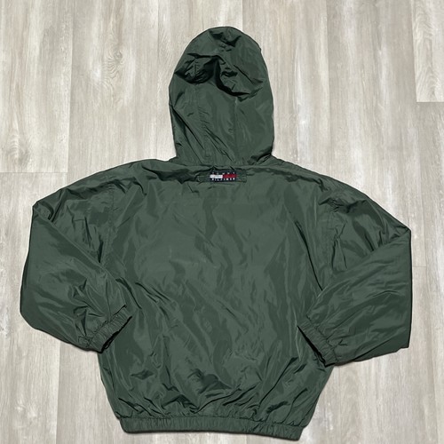 Chaqueta cortavientos vintage TOMMY HILFIGER verde talla M para mujer - Imagen 2 de 10