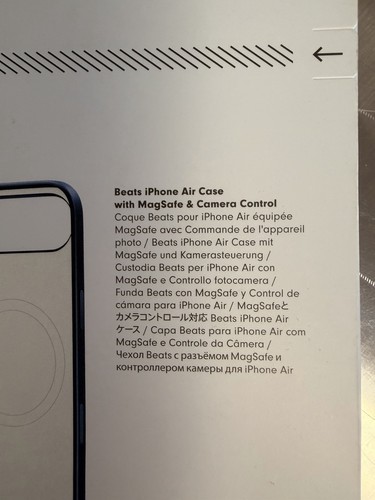 Funda Beats para iPhone Air con MagSafe y Control de Cámara Acabado Mate Microfibra - Imagen 6 de 10
