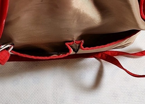 Borsa da viaggio Kim Rogers rossa nylon poliestere borsa a tracolla multitasche - Foto 14 di 22