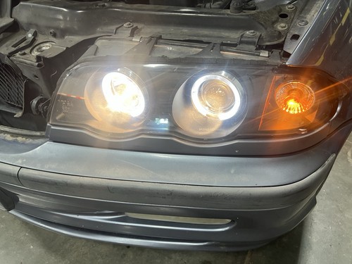 1999 2000 BMW 328I E46 Sedan Aftermarket Halo Headlights Pair Left/Right 0481 - Picture 23 of 24