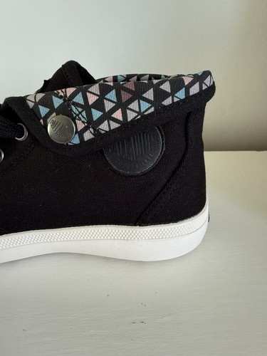 Palladium Aventure Black Canvas Casual Sneakers Women’s Size 7 New - Picture 7 of 13