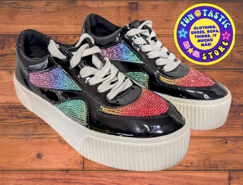 ZAPATILLAS PLATAFORMA MUJER. MIX Nº 6 MARCAS. PIEDRAS MULTICOLORES. 6,5 M EE. UU. - 37 UE - Imagen 1 de 10