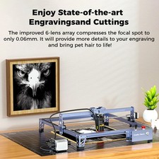  Falcon Pro 10W Engraver High Speed Compresed Spot 0.06mm EWNO