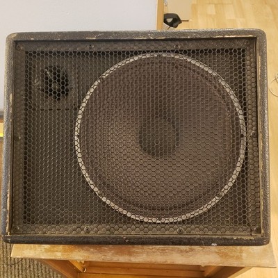 Peavey 112M Floor Monitor - PASSIVE Stage Wedge Speaker - Vintage TESTED WORKING