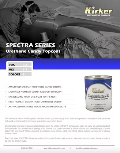 Kirker Spectra UC50 Eléctrico Lima Uretano Caramelo Cuarto con 0175 Kit Activador - Imagen 3 de 3