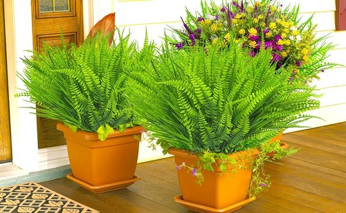 22 Bundles Artificial Fake Plants Outdoor UV Resistant Spring Summer Decor, F... - Picture 2 of 8
