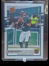 2020 Panini Donruss - Rated Rookie Jalen Hurts #314 Canvas (RC) Eagles Bama OU
