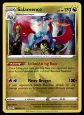 Salamence 109/203 SWSH07: Evolving Skies Holo Rare English Pokemon Card