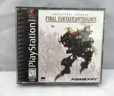 Final Fantasy Anthology (Sony PlayStation 1 1999) PS1 Black Label No Manual