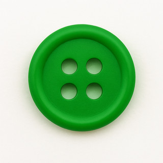 Nice Looking Lime Plastic Button