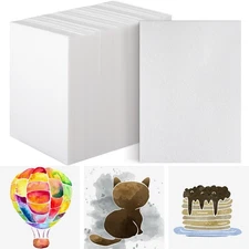 90 PCS 9x12 Inch White Foam Sheets for Printing DIY Project Crafting Card
