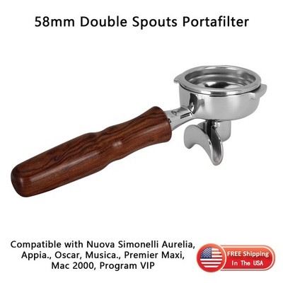 58mm Portafilter For Nuova Simonelli Aurelia/Aurelia wave Oscar Musica Mac 2000