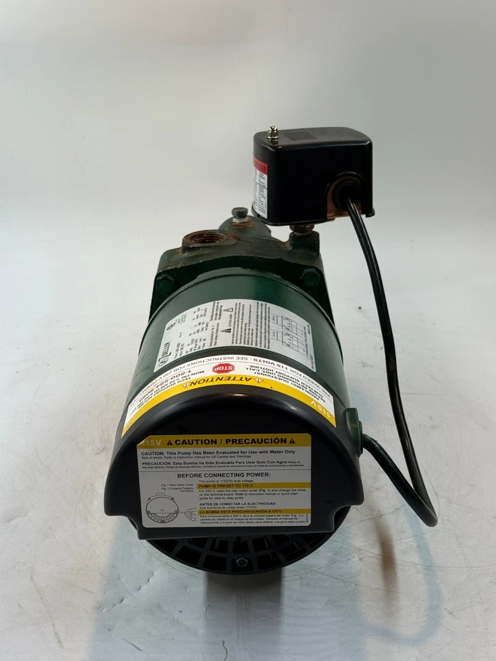 Bomba de chorro de pozo poco profundo Zoeller de hierro fundido 1461-0006 Foto 3 de 4