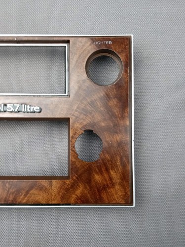 78-85 Cutlass Olds G Body Dash Radio Trim Plate Bezel Woodgrain Diesel 5.7L 350 - Picture 13 of 24