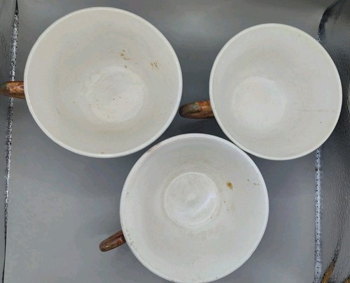 3 tazze da tè francesi dipinte a mano Nemours di Longchamp - Foto 2 di 21