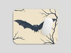 Podkładka pod mysz Halloweenowy nietoperz Sztuka pikselowa 18x22