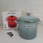 Le Creuset Enameled Steel 8 Quart Stockpot, Sea Salt - New