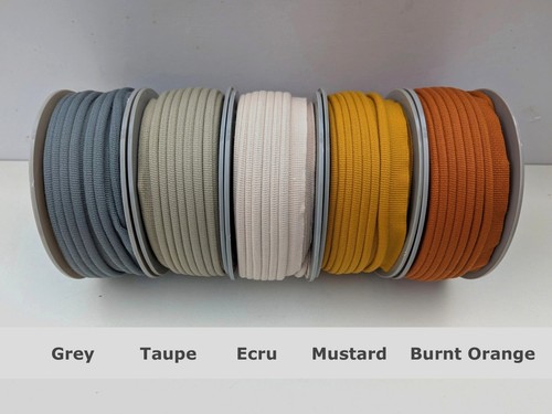 Piping cord 5mm flanged insertion tape textured for cushion upholstery per metre - Picture 19 of 55