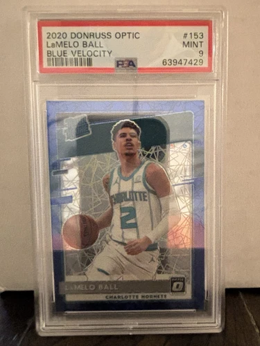 2020-21 Panini Donruss Optic - Rated Rookie Blue Velocity #153 LaMelo Ball (RC)