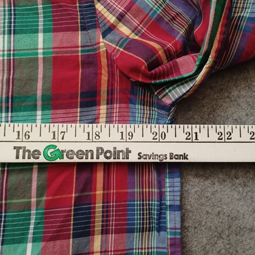 Polo Ralph Lauren Shirt Boys Youth Large XL 18-20 Red Plaid Logo Long Sleeve NWT - Picture 5 of 14
