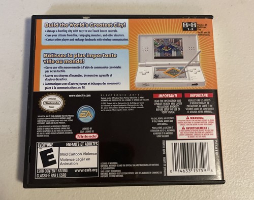 Sim City DS (Nintendo DS, 2007) - Complete CIB  - Picture 2 of 4