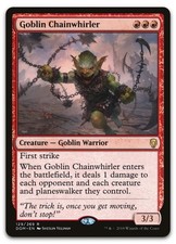Goblin Chainwhirler #129 (NM) Dominaria DOM Magic MTG