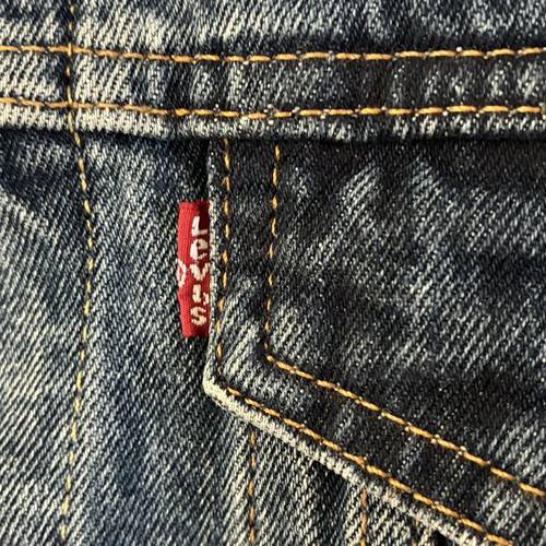 Levis Trucker Jacke Herren XS Blau Denim Taschen Standard Fit - Bild 4 von 13