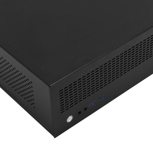 Mini PC ITX Computer Case Micro ATX Case Steel For Office - Bild 2 von 12