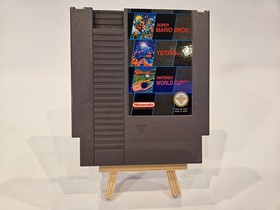 Super Mario Bros. 1 + Tetris + World Cup f&uuml;r NES mit Schuber & Anleitung